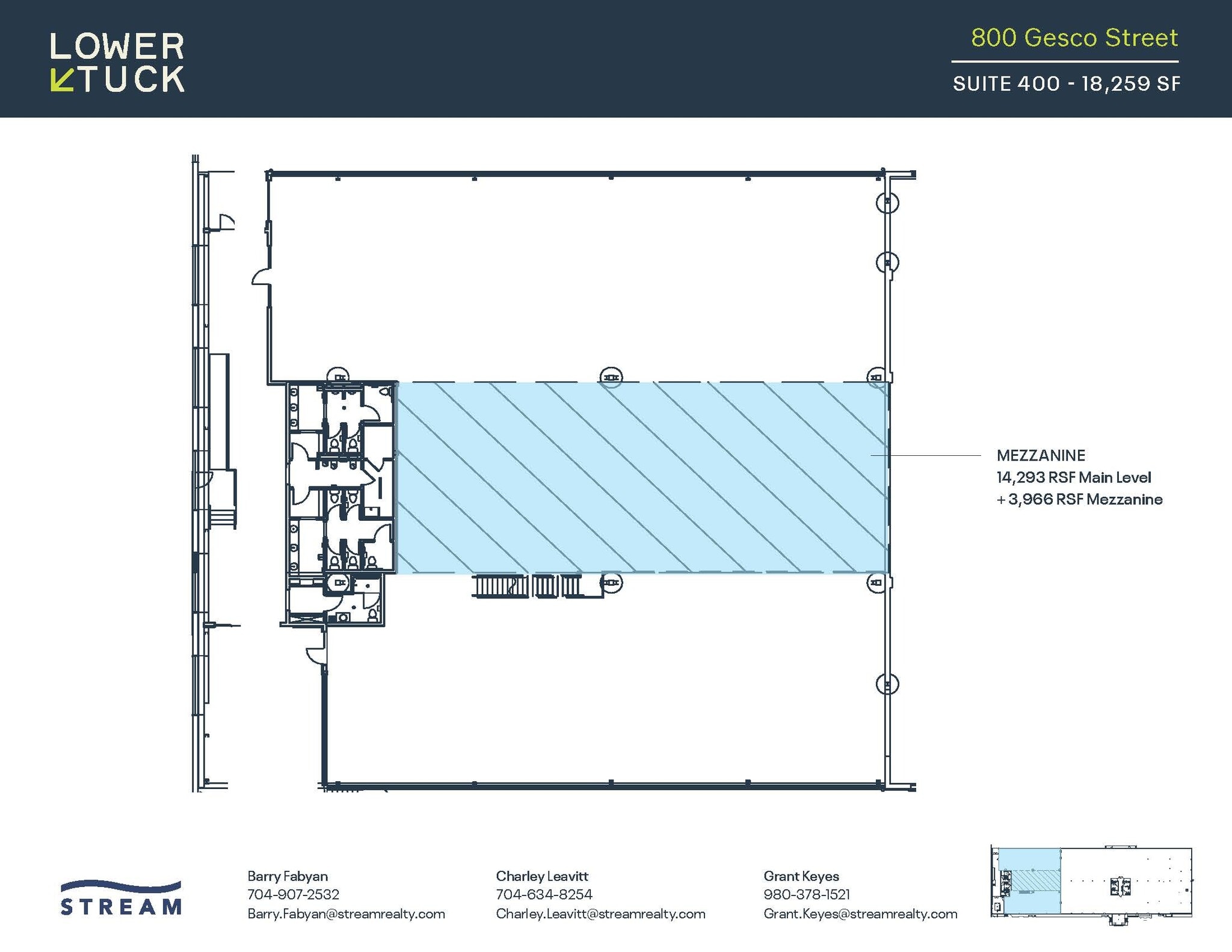 800 Gesco St, Charlotte, NC for lease Floor Plan- Image 1 of 1