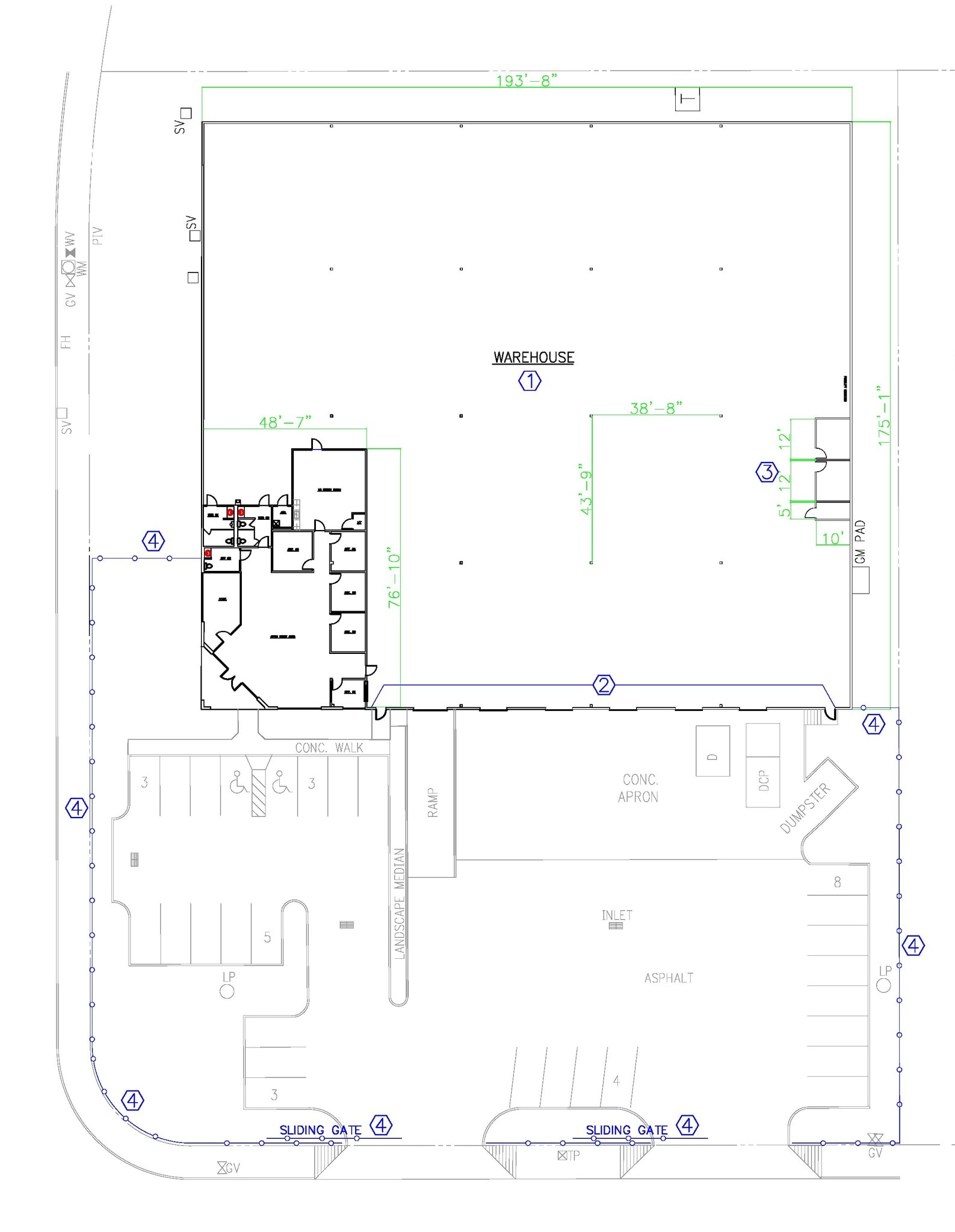 3720 Distriplex Dr N, Memphis, TN for lease Floor Plan- Image 1 of 1