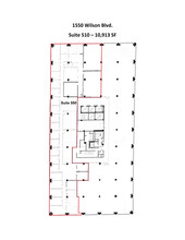 1560 Wilson Blvd, Arlington, VA à louer Plan de site- Image 1 de 1