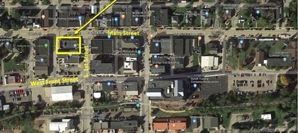 100 S 1st St, Mount Horeb, WI - Aérien  Vue de la carte