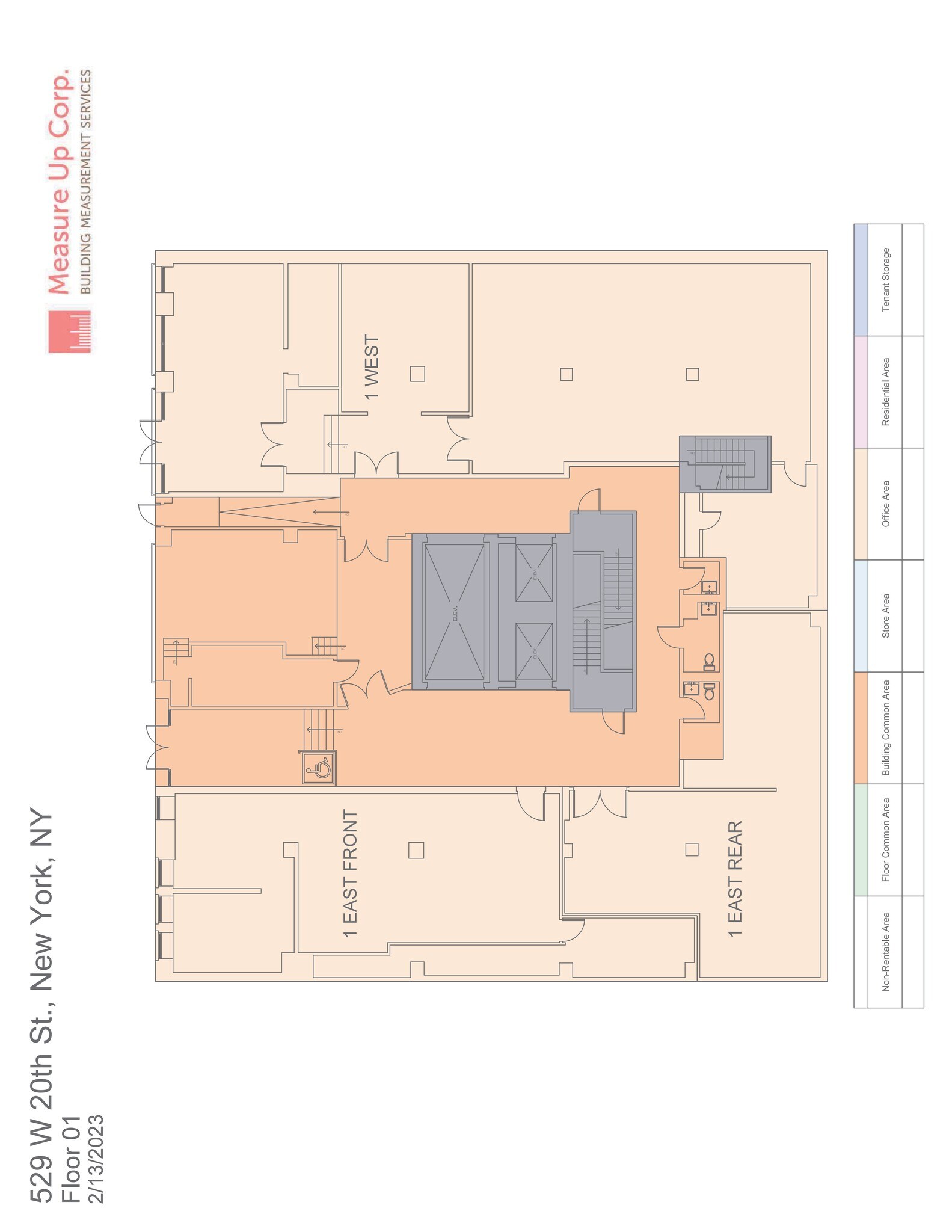 529 W 20th St, New York, NY for lease Floor Plan- Image 1 of 5