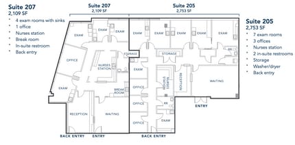 2001 Mallory Ln, Franklin, TN for lease Floor Plan- Image 1 of 1