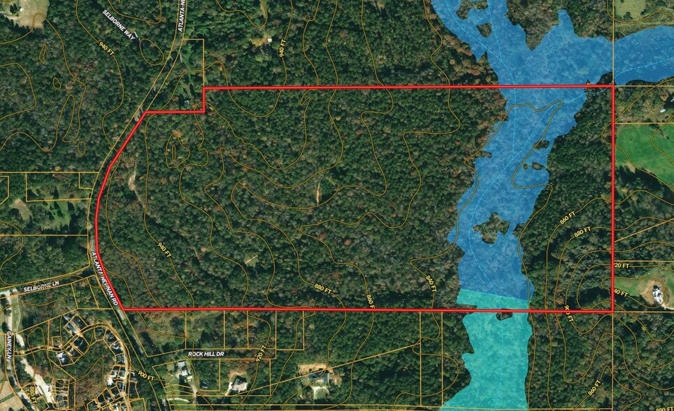 8440 Atlanta Newnan Rd, Palmetto, GA à vendre - Aérien - Image 2 de 2