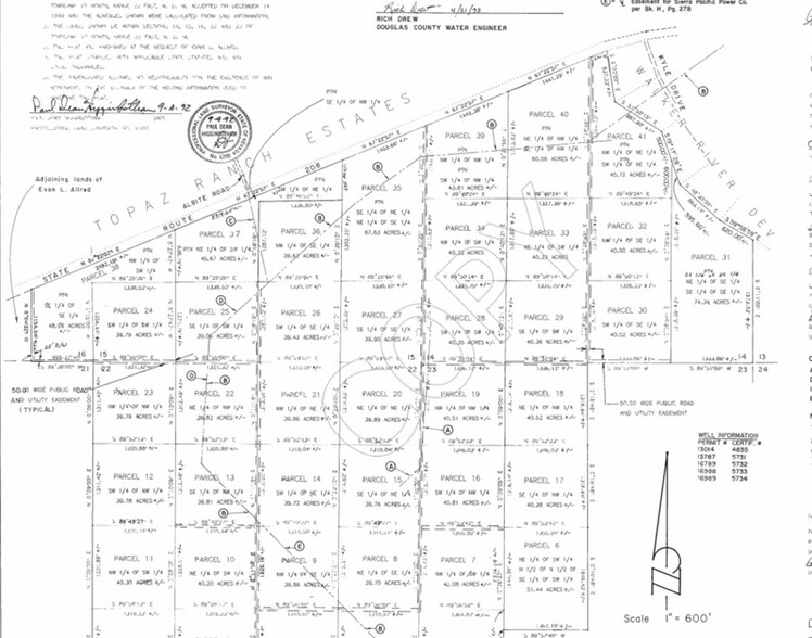 0 US Highway 208, Wellington, NV à vendre - Plan cadastral - Image 3 de 5