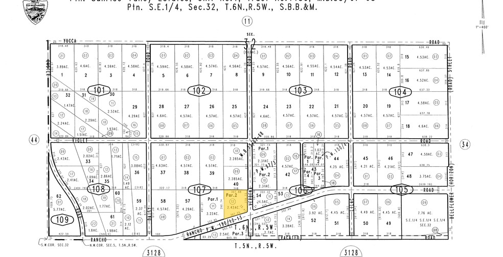 10875 Rancho Rd, Adelanto, CA à vendre - Plan cadastral - Image 1 de 1