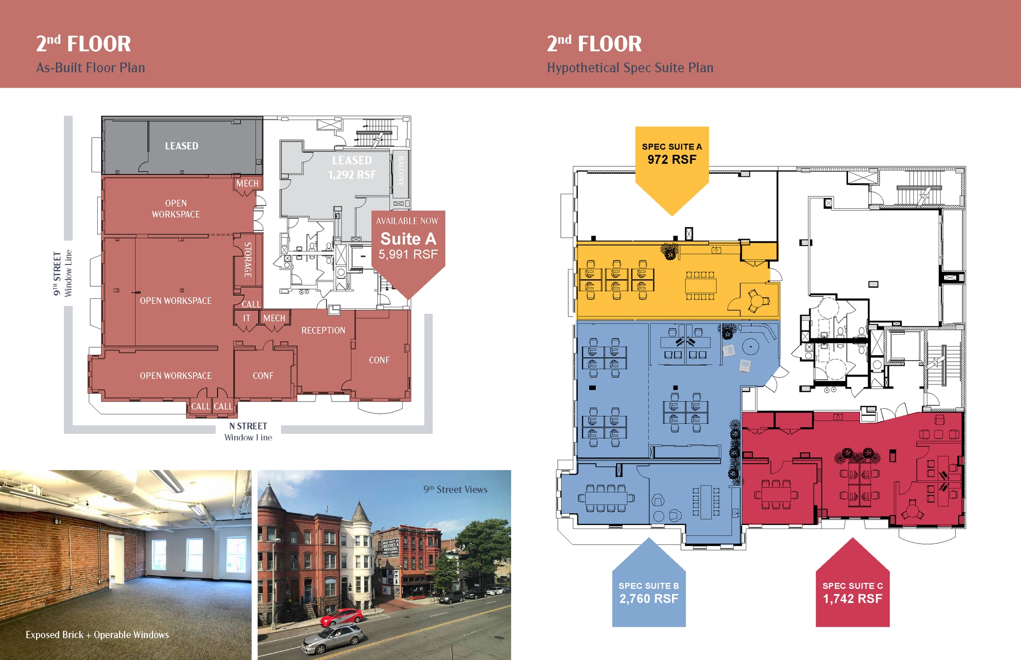 1301 9th St NW, Washington, DC à louer Plan d’étage- Image 1 de 6
