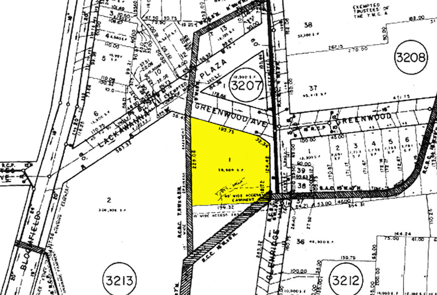 1 Greenwood Ave, Montclair, NJ à louer - Plan cadastral - Image 2 de 5