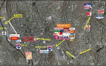95-155 Thomaston Ave, Waterbury, CT - AERIAL  map view - Image1