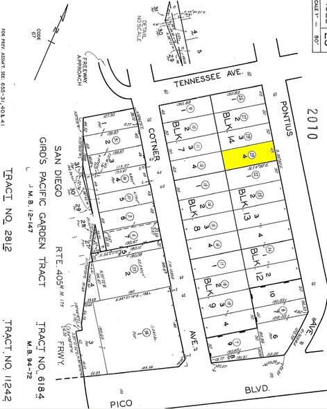 2317 Pontius Ave, Los Angeles, CA à vendre - Plan cadastral - Image 3 de 3