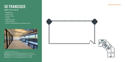 1700 Montgomery St, San Francisco, CA for lease Floor Plan- Image 1 of 1