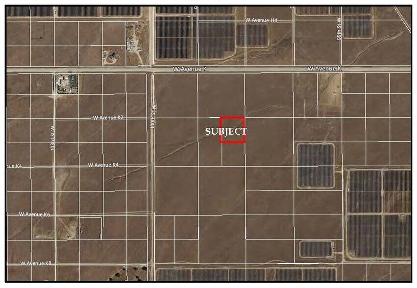 VIC K4 97 ST W St, Lancaster, CA à vendre - Aérien - Image 1 de 3