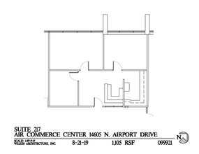 14605 N Airport Dr, Scottsdale, AZ à louer Plan d’étage- Image 1 de 1