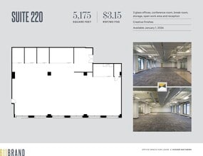 611 N Brand Blvd, Glendale, CA for lease Floor Plan- Image 1 of 1