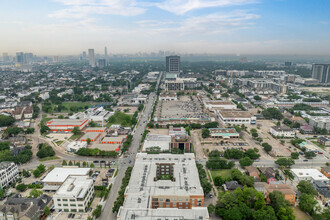 1500 Waugh Dr, Houston, TX - aerial  map view