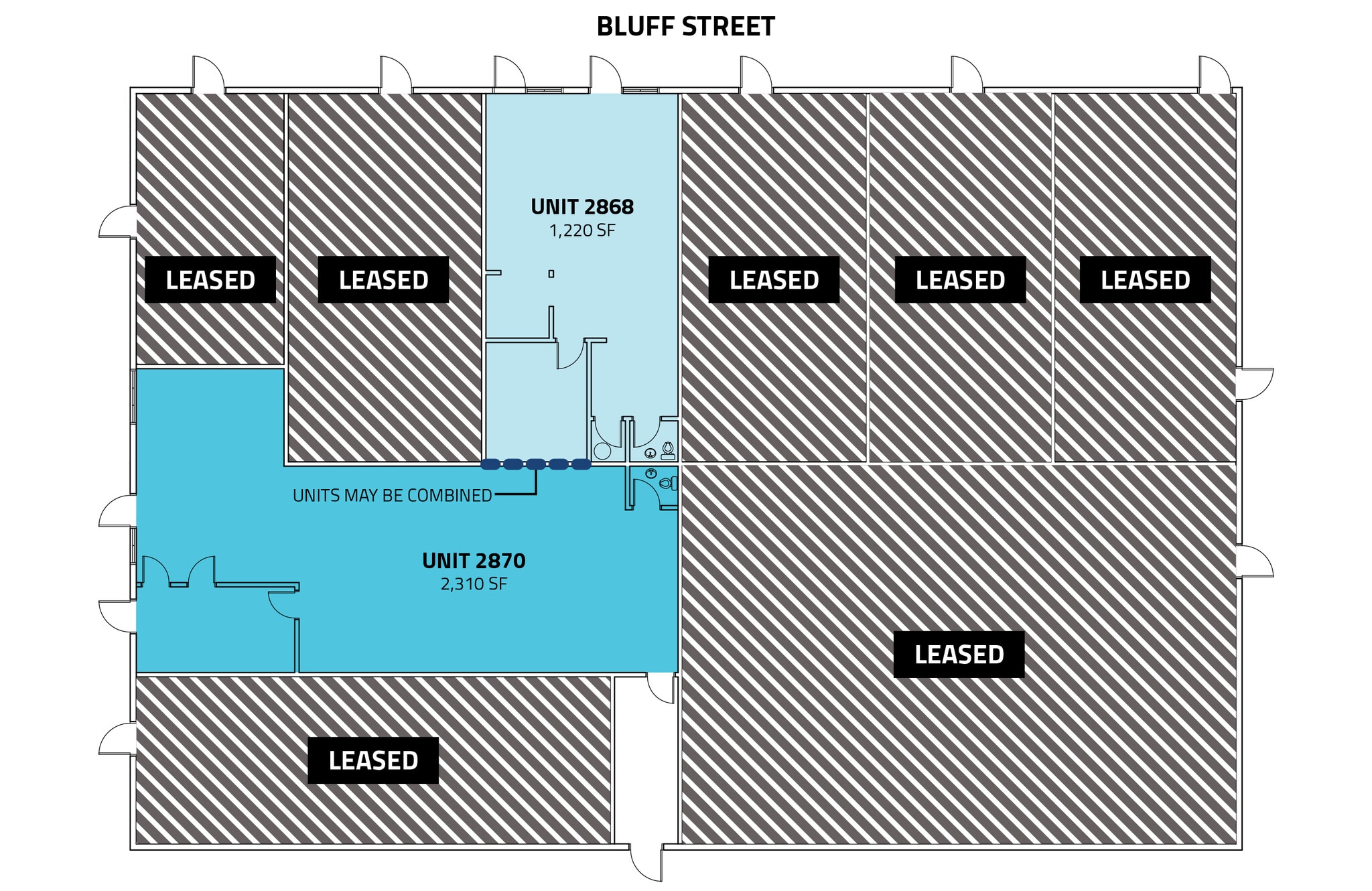 2860-2890 Bluff St, Boulder, CO for lease Floor Plan- Image 1 of 4