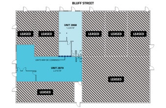 2860-2890 Bluff St, Boulder, CO for lease Floor Plan- Image 1 of 4