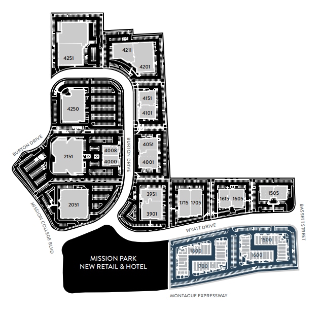 1800 Wyatt Dr, Santa Clara, CA à louer Plan de site- Image 1 de 1
