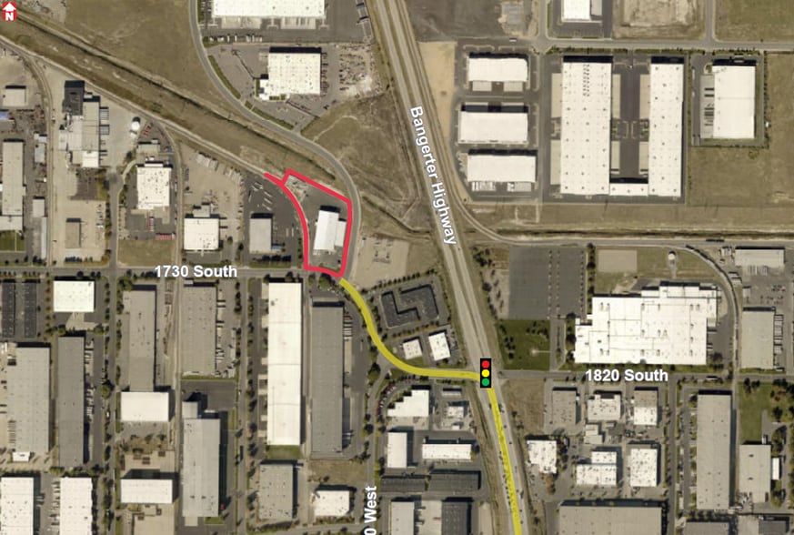 1698 S Gramercy Rd, Salt Lake City, UT for lease - Aerial - Image 3 of 3