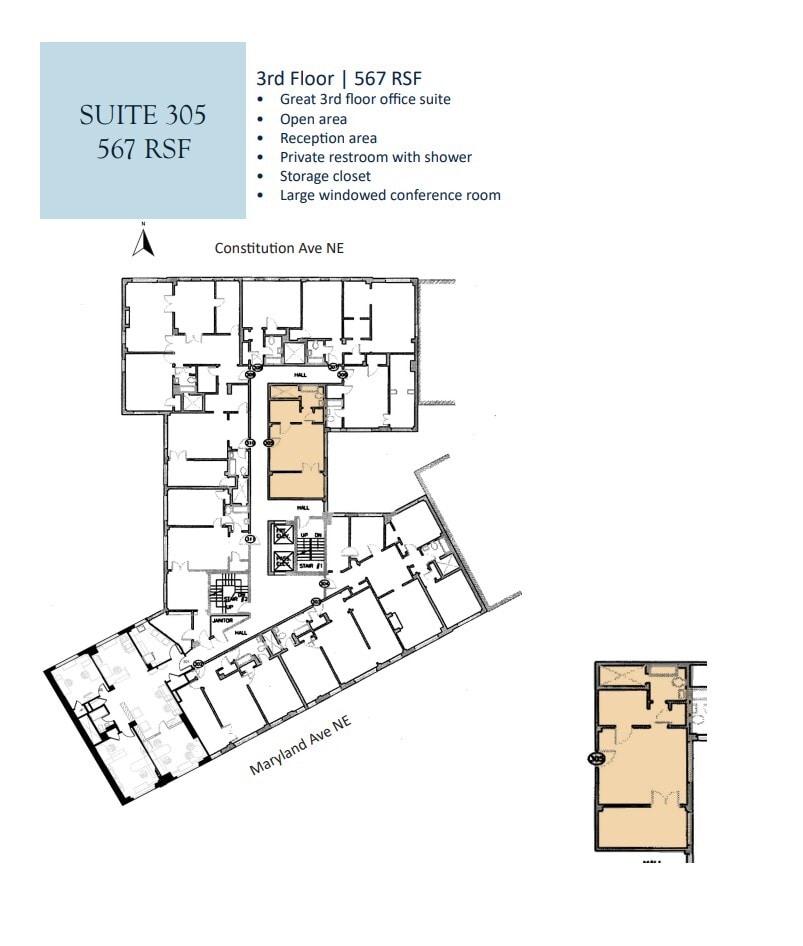 100-110 Maryland Ave NE, Washington, DC à louer Plan d’étage- Image 1 de 1