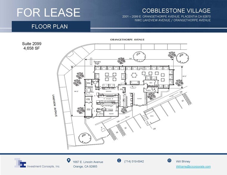 2099 E Orangethorpe Ave, Placentia, CA for lease - Floor Plan - Image 2 of 4