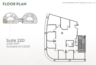 11440 W Bernardo Ct, San Diego, CA for lease Floor Plan- Image 1 of 1