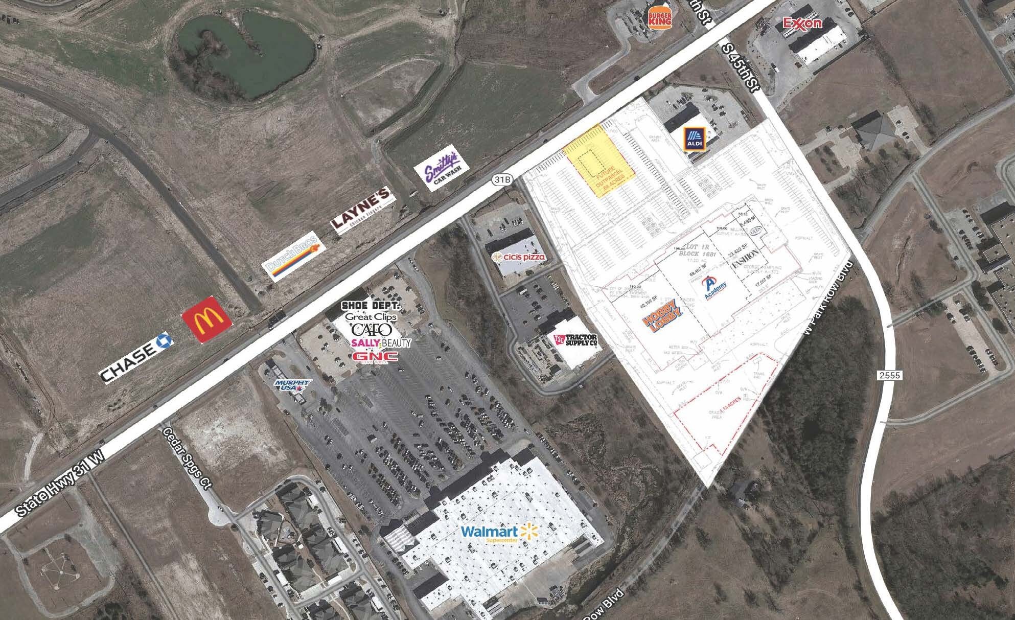 3621 West SH 31 Business, Corsicana, TX for lease Site Plan- Image 1 of 2
