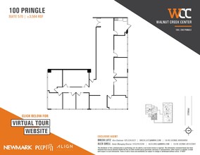 100 Pringle Ave, Walnut Creek, CA for lease Floor Plan- Image 1 of 1