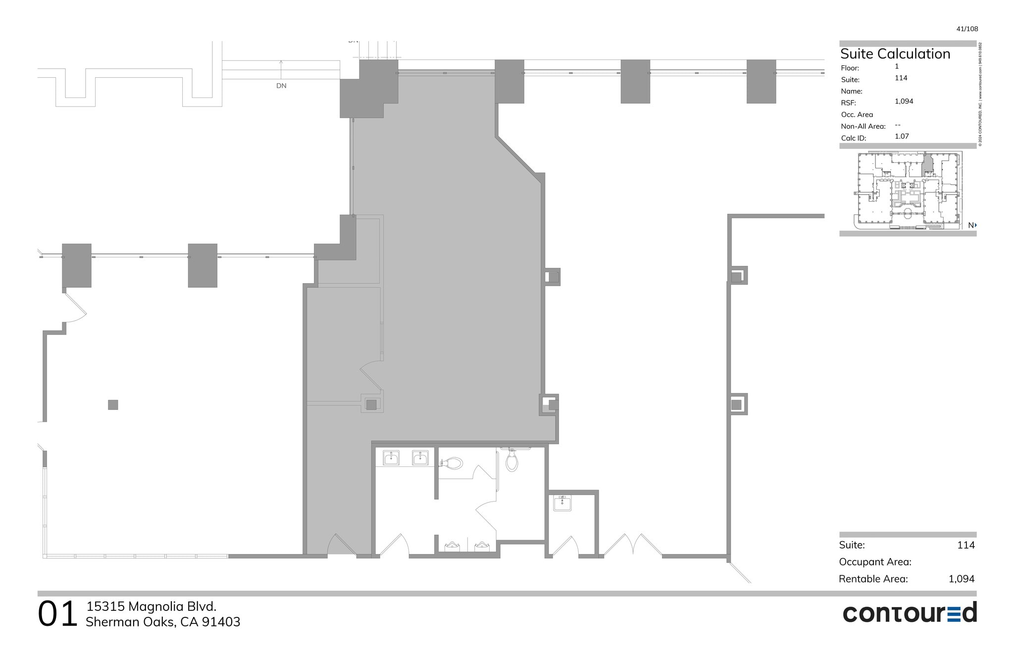 15315 Magnolia Blvd, Sherman Oaks, CA for lease Site Plan- Image 1 of 1