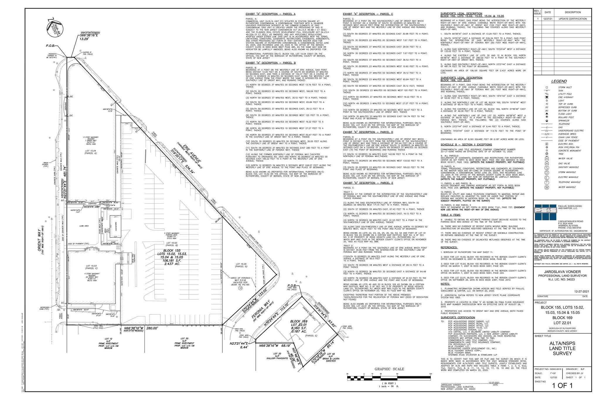 25 Orient Way, Rutherford, NJ for lease Site Plan- Image 1 of 1