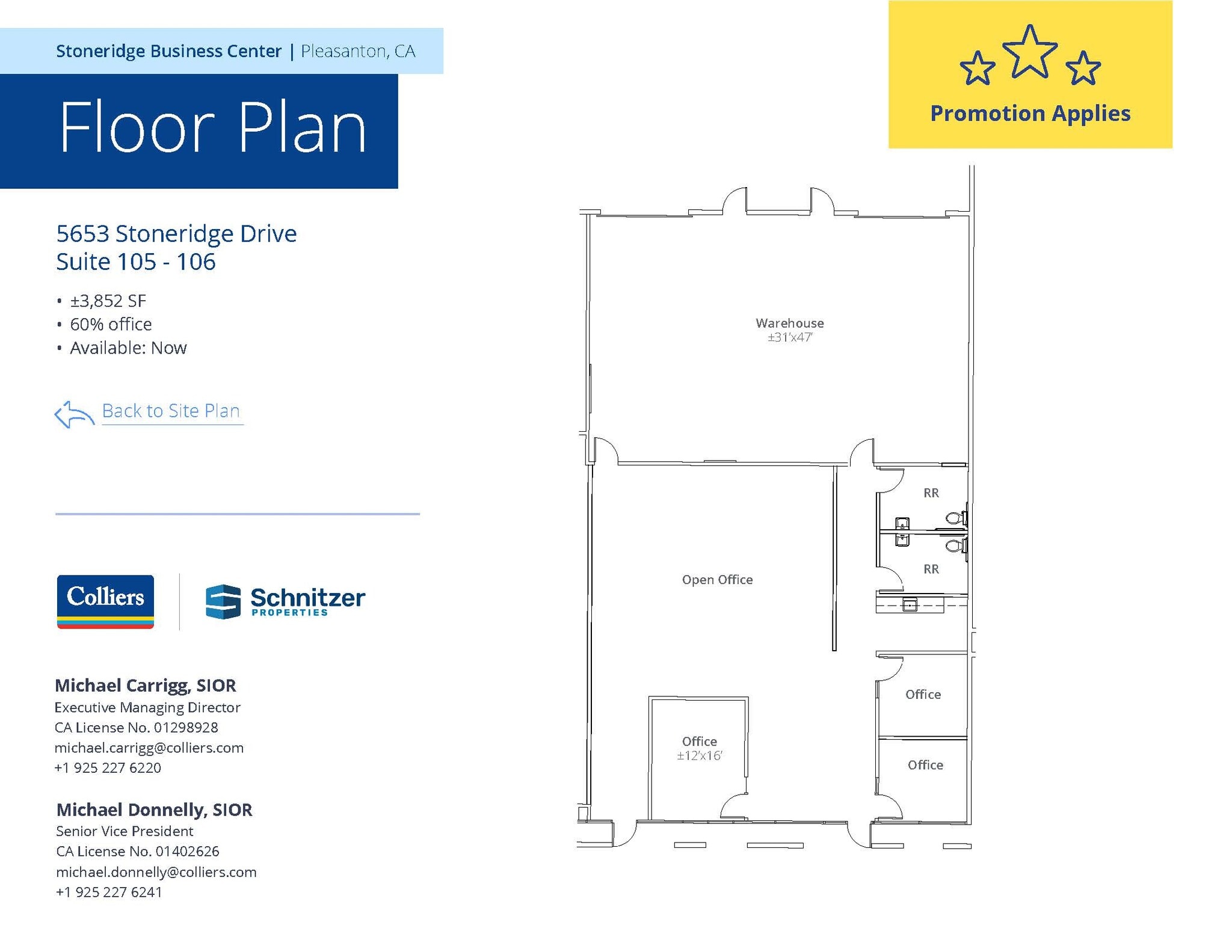 5673 W Las Positas Blvd, Pleasanton, CA for lease Floor Plan- Image 1 of 1