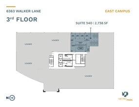 6350 Walker Ln, Alexandria, VA à louer Plan d’étage- Image 1 de 6