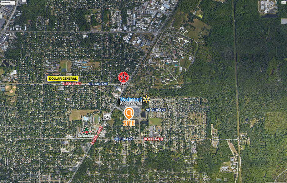 1800 NE 12th Ave, Gainesville, FL for sale - Aerial - Image 2 of 2