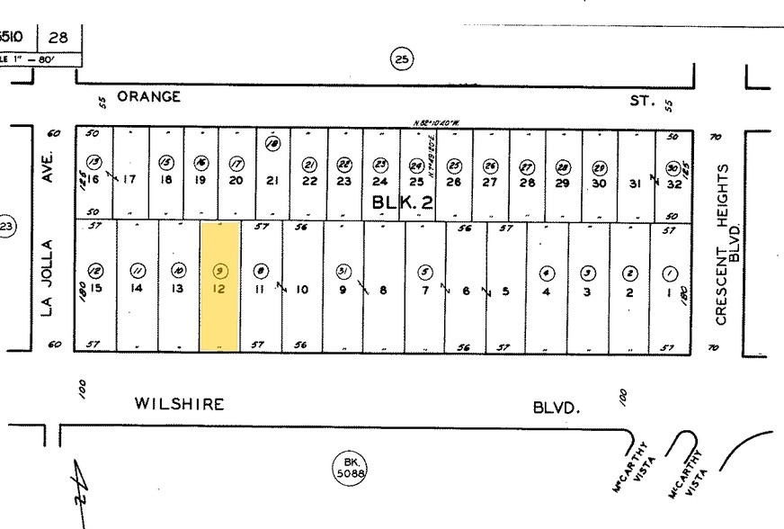 6363 Wilshire Blvd, Los Angeles, CA for lease - Plat Map - Image 2 of 23