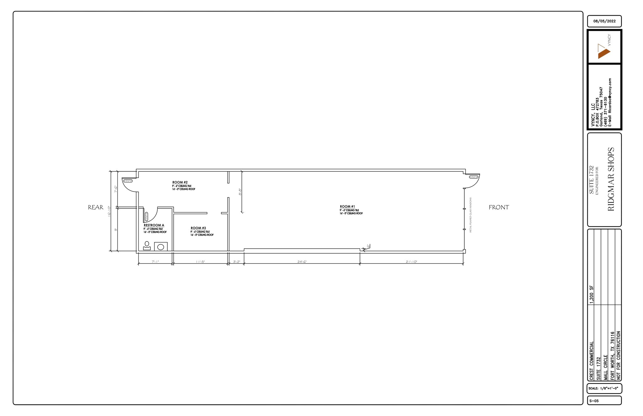 1700-1760 Mall Cir, Fort Worth, TX for lease Floor Plan- Image 1 of 1