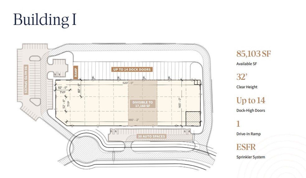 2080 Creekside Industrial Pky, Mebane, NC for lease - Floor Plan - Image 2 of 4