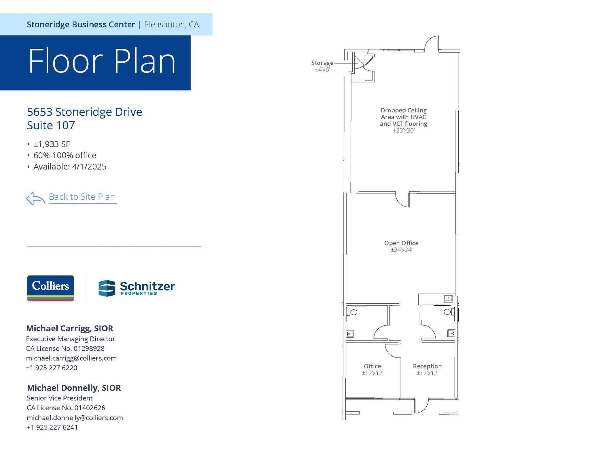 5673 W Las Positas Blvd, Pleasanton, CA for lease Floor Plan- Image 1 of 1