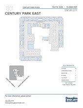 1801 Century Park E, Los Angeles, CA for lease Floor Plan- Image 1 of 1