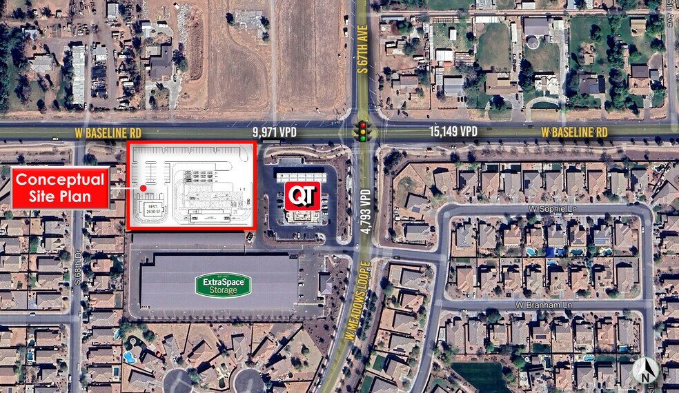 SWC 67th Ave & Baseline Rd, Laveen, AZ à vendre - Photo principale - Image 1 de 1