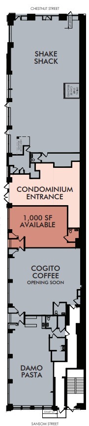 105 S 12th St, Philadelphia, PA à louer Plan de site- Image 1 de 1