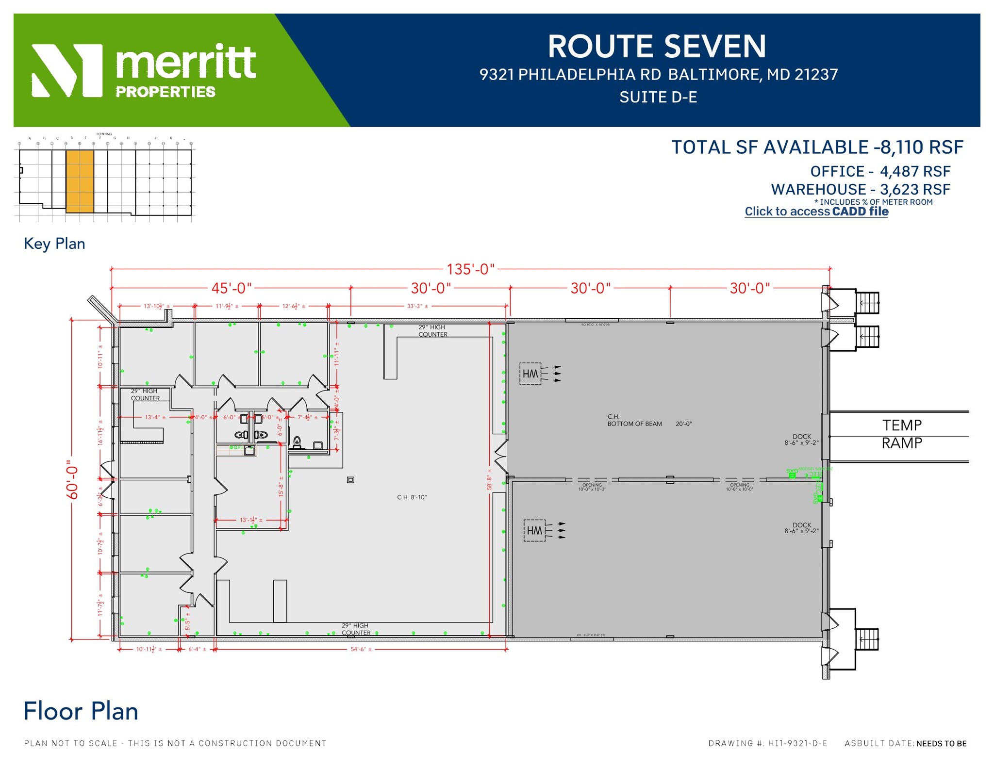 9321 Philadelphia Rd, Rosedale, MD à louer Plan d’étage- Image 1 de 1