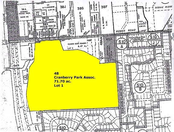 8032 Rowan Rd, Cranberry Township, PA for sale - Plat Map - Image 2 of 6