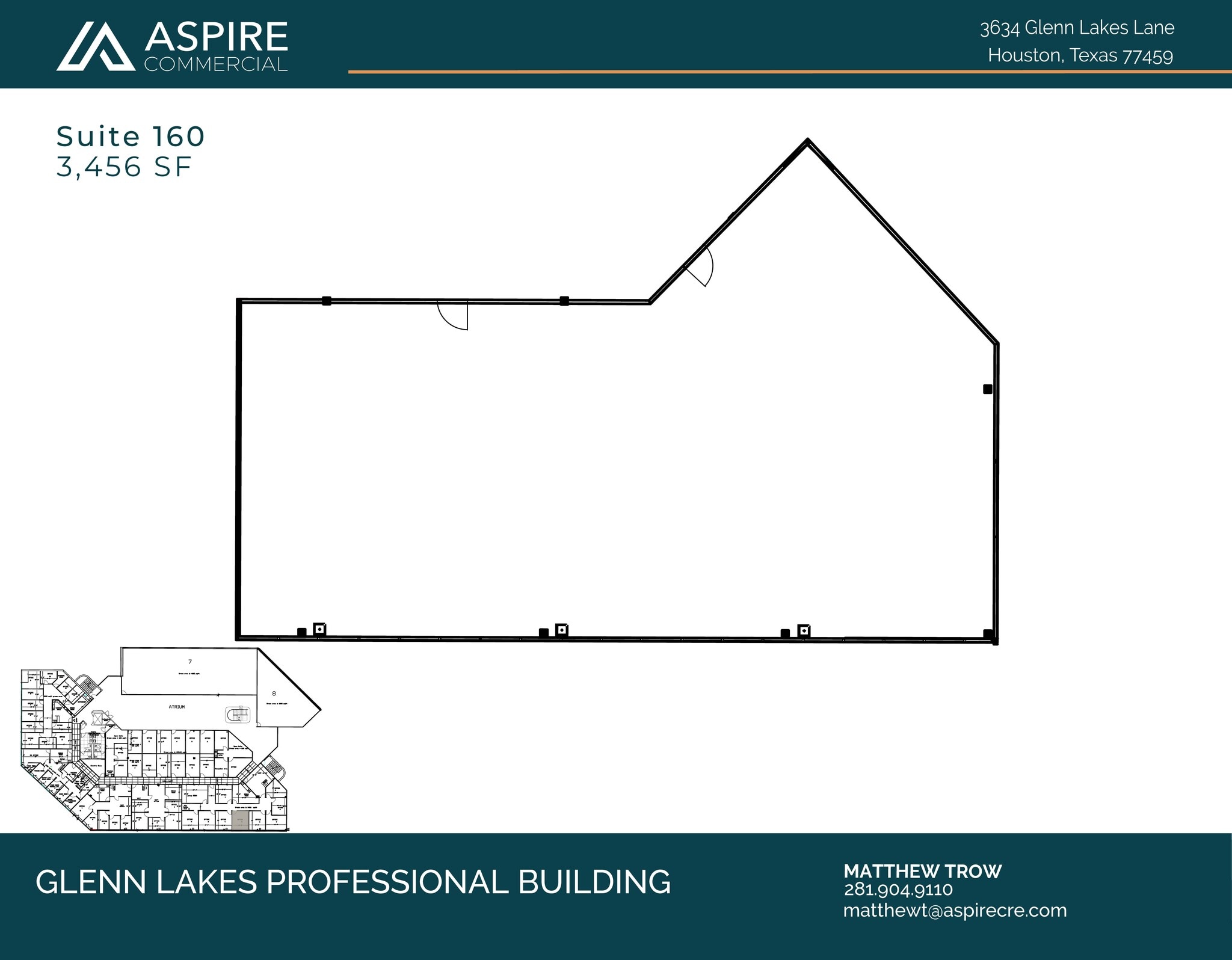 3634 Glenn Lakes Lane, Missouri City, TX à louer Plan d’étage- Image 1 de 1