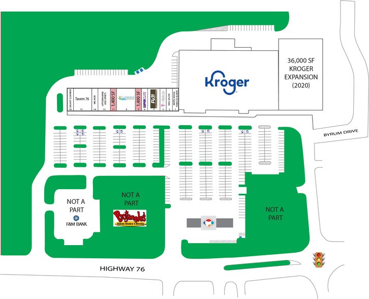 510-520 Hwy 76, White House, TN à louer - Plan de site - Image 2 de 2