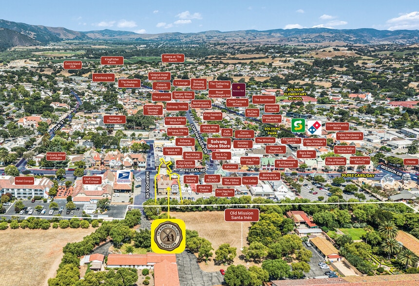 436 Alisal Rd, Solvang, CA for sale - Aerial - Image 3 of 11