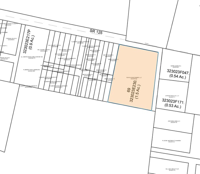 3465 State Route 125, Bethel, OH for sale - Plat Map - Image 2 of 2
