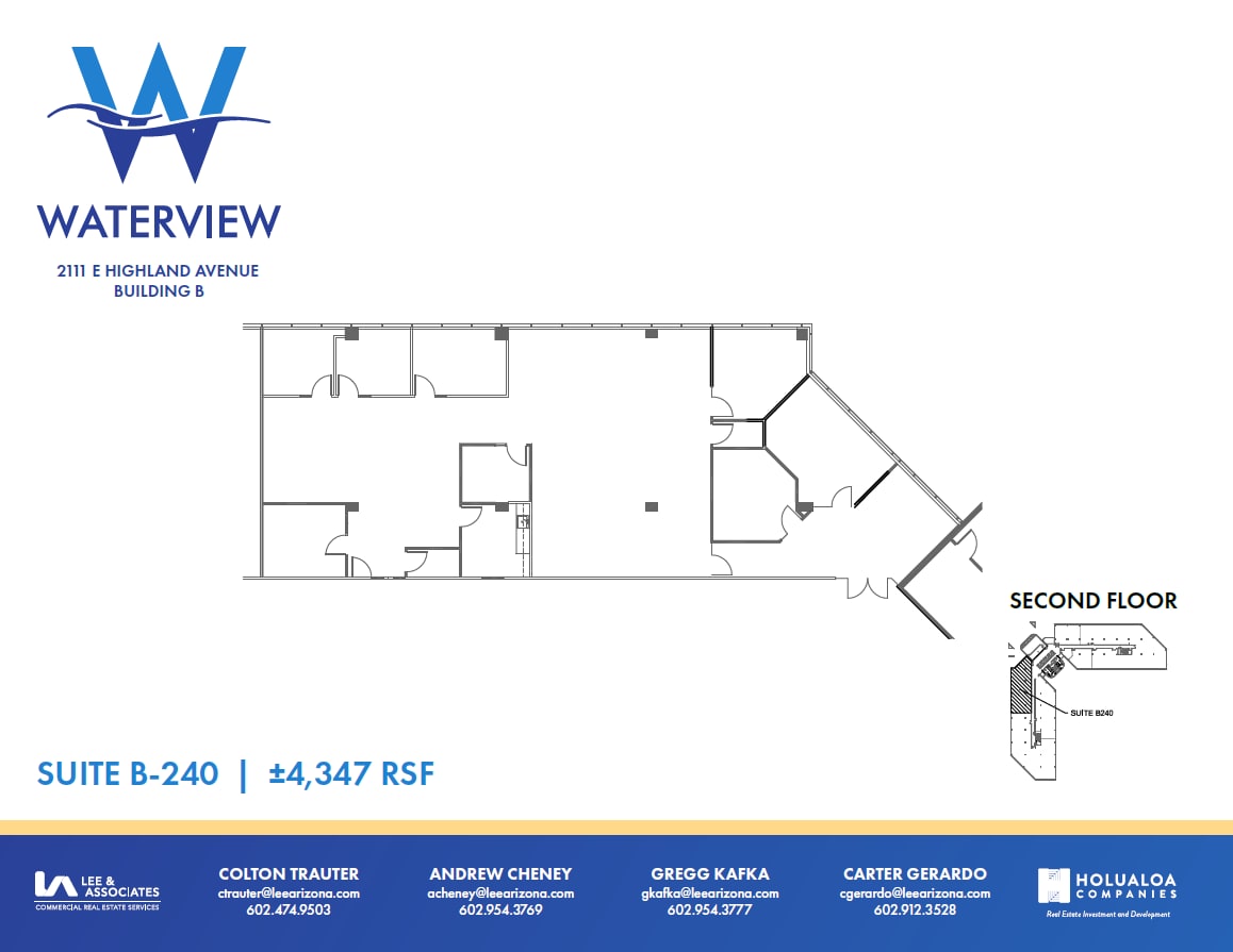 2111 E Highland Ave, Phoenix, AZ for lease Floor Plan- Image 1 of 1
