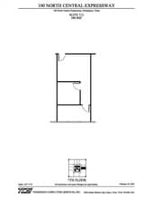 100 N Central Expy, Richardson, TX for lease Floor Plan- Image 1 of 1