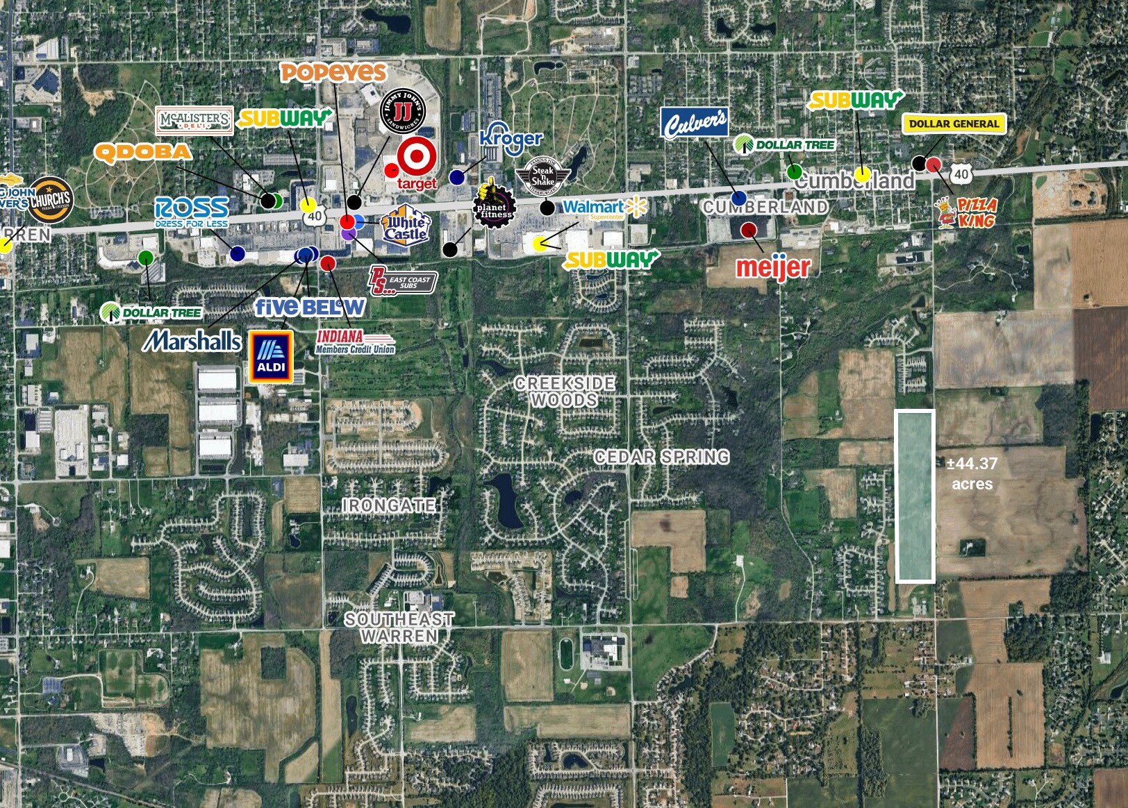 1000 S CARROLL Rd, Indianapolis, IN à vendre Photo principale- Image 1 de 3