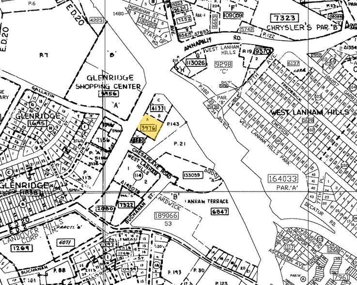 7503 Annapolis Rd, Hyattsville, MD for lease - Plat Map - Image 3 of 3