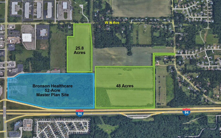 6209 N Ave, Kalamazoo, MI à vendre - Aérien - Image 3 de 4